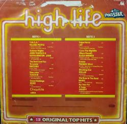 High Life - 12 Original Top Hits 33'lük Plak