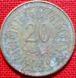 TUNUS 20 Milimes, 1434 (2013) ÇÇT