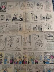 HÜRRİYET GAZETESİ HÜRRİYET PAZAR EXTRA 2 GAZETESİ DOĞUM GÜNÜ GAZETESİ  - 21 MART 1966 - Bizimkiler - Fatoş - Güngörmüşler - Kemal Bisalman -Giovanni Arpino-P. Clervel-Robert Lebeck-Böyle yaşamak istemiyoruz-Anne karnındaki bebek sesleri işitir bağırır ve ülkesini belli eder-10 yaşındaki çocuklar Manastırı’nı gezdim-Kurulduğu günden beri cayır cayır yanan şehir-Onlar için artık bir dış âlem yok