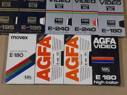 14 ADET VHS VIDEO KASET ( YÜKSEK KONDİSYON )