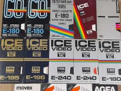 14 ADET VHS VIDEO KASET ( YÜKSEK KONDİSYON )