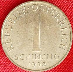 AVUSTURYA 1 Schilling, 1992 ÇÇT+