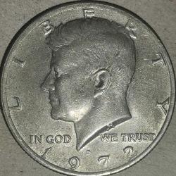 AMERİKA 1972   HALF DOLAR  YARIM DOLAR