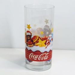 Coca Cola Noel Yılbaşı Temalı Cam Meşrubat Bardak