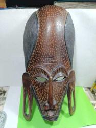 RF31----AFRİKA EL YAPIMI AHŞAP MASK