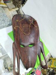 RF31----AFRİKA EL YAPIMI AHŞAP MASK