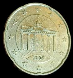 Almanya 2006 F  20 Euro Cent