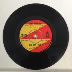 Cliff Richard / All My Love - The Day I Met Mary / Turkey 1967 / 45'lik / *pop rock*