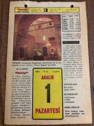 1 ARALIK 1980 - TAKVİM YAPRAĞI - DOĞUM GÜNÜ HEDİYESİ - HÜRRİYET TAKVİMİ - ESKİ BİR ŞARKI ADLI ROMAN - Besteci Süleyman Erguner'in ölümü (1953) - Türk askerinin Kore'deki Kunuri Zaferi (1950) - İdmancıların pirî Faik Üstünidman'ın ölümü (1942)