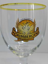 Grimbergen Phoenix Belçika Bira Kadeh Bardağı Altın Kenarlı