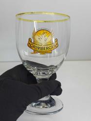 Grimbergen Phoenix Belçika Bira Kadeh Bardağı Altın Kenarlı
