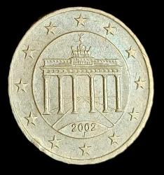 Almanya 2002 J 10 Euro Cent