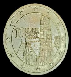 Efemera - Avusturya 2002 10 Euro Cent - kitantik - kitaLog