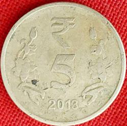 HİNDİSTAN 5 Rupi, 2013 ÇÇT