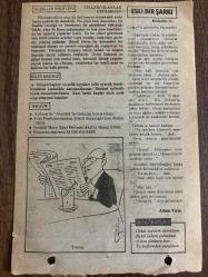 27 ARALIK 1980 - TAKVİM YAPRAĞI - DOĞUM GÜNÜ HEDİYESİ - HÜRRİYET TAKVİMİ - ESKİ BİR ŞARKI ADLI ROMAN - Eski Başbakanlardan Şükrü Saraçoğlu'nun ölümü - İstiklâl Marşı Şairi Mehmet Akif'in ölümü (1936) - Erzincan depremi 39.000 ölü (1939)
