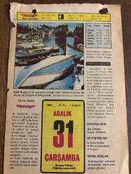 31 ARALIK 1980 - TAKVİM YAPRAĞI - DOĞUM GÜNÜ HEDİYESİ - HÜRRİYET TAKVİMİ - ESKİ BİR ŞARKI ADLI ROMAN - Kıyafet Kanunu'nun kabulü (1934) - Bağdat'ın Fethi (1534)