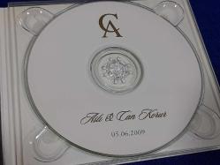 ASLI CAN KORUR ÇIRAĞAN SARAYI EVLİLİK DAVETİYESİ MÜZİK CD