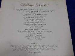 ASLI CAN KORUR ÇIRAĞAN SARAYI EVLİLİK DAVETİYESİ MÜZİK CD