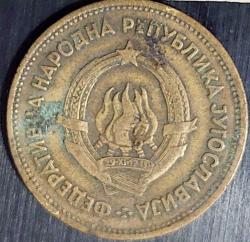 YUGOSLAVYA 20 Dinar, 1955 ÇÇT