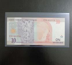 8.EMİSYON E HARFİ 10 YTL ÇİL KONDİSYONDA