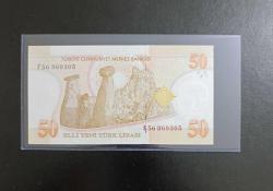 8.EMİSYON F HARFİ 50 YTL ÇİL KONDİSYONDA