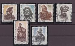 1967 Almanya  Berlin'deki Sanat Hazineleri  ''Gomlu- Damgalı '' Tam Seri Pul    --AD413