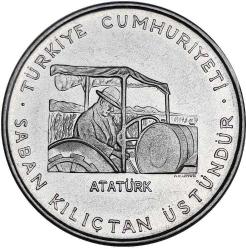 1970 2.5 Lira FAO  Saban Kılıçtan Üstündür  Tura'ya Göre Ters  ( 130 )