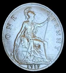 İngiltere 1919 Yarım 1 Penny