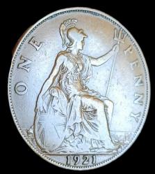 İngiltere 1921 1 Penny