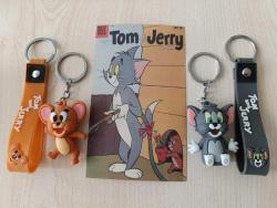 Tom ve Jerry Anahtarlık süs Kartpostal set koleksiyon nostalji