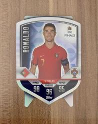 Topps Match Attax The Road to Nations League 2022 Chrome Shield Cristiano Ronaldo