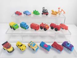 Mini Arabalar Araçlar Taşıtlar Kinder Sürpriz Yumurta Oyuncakları 17 Adet