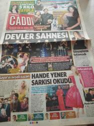MİLLİYET GAZETESİ MİLLİYET CADDE GAZETESİ DOĞUM GÜNÜ GAZETESİ  -13 Nisan 2015- Dilara Koçak- merve aydın-hakan hatipoğlu-kilolardan kurtulma çabası- devler sahnesi-neşe can-zekai tuncaksa çizgi Muazzez abacı-mustafa sağyaşar-bülent ersoy-kutulup hayaslı-ayşe taş-emrah Akçaay- Hülya avşar-gözyaşlarını tutamadı-hediye paketi gibi-peruk taktı şaşırttı-hande Yener- diyet günlüğüne merhahatipoğlu-bozuk-hasan-turabi-hilmicem-sahra-özlem-bozok-hasan-turabi-hilmicem-sahra-özlem- Süreyya üzmez-ışın karaca-sefa Kara Hasan- Çengel bulmaca-sina koloğlu-güllerin savaşı-büyük ödülü Adım Adım- hayalet aramızda- Nazlı Mengi