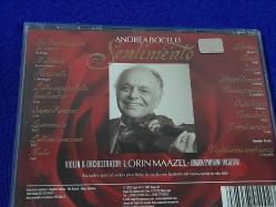 ANDREA BOCELLI  SENTIMENTO LORIN MAZEL MÜZİK CD