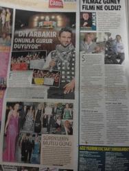 MİLLİYET CADDE GAZETESİ DOĞUM GÜNÜ GAZETESİ  - 11 Temmuz  2011 -Fatoş Güney-Elif Güney-Mahsun Kırmızıgül-Ali Eyüboğlu-Erin-Kate Moss-Lady Gaga-Dr. Mehmet Öz-Hasan İnsel-Ayşegül Aydoğan Atakan-Burcu Esmersoy-Kenan Doğulu-Zeynep Özyağcılar-Burak Kut-Tamer Karadağlı-Banu Zeynep-Yasemin Özilhan-Moby-Nil Kural-Devrim Evin-Faruk Aksoy-Gülben Ergen-Mustafa Erdoğan-Mustafa Sandal-Emine-Hakan Altun-Demet Akalın-Alişan-Korhan Saygıner-Zuhal Topal-Ayşe Arman-Tamer-Kenan İmirzalioğlu-Ceylan Çıpa-Celal-Şebnem Çıpa-Ali Tümen-Ralf-Eser Dindar-Mehmet Ali Yalçındağ-Hande Acar-Ahu Aysal-Sedat-Yesim Kalkavan-David Beckham-Blake Lively-Leighton Meester-Sinan Albayrak-Sibel Can-Hakan Ural-Mahsun Kırmızıgül-Kemal Doğulu-Ömür Sabuncuoğlu-Serkan Çağrı-Linda Evangelista-Augustin-Salma Hayek-Francois-Henri Pinault-Will Smith-Jada Pinkett Smith-Nathan Gamble-Roberto Cavalli-Lina Nilson-Vanessa Hudgens-Katy Perry-Ayşe Özyılmazel-Çağdaş Ertuna  ‘Çirkin Kral’ filmi Elif Güney’e takıldı-Alibeyköy’deki Medine-Sağlığı