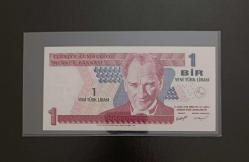 8.EMİSYON NADİR A01 SERİSİ 1 YTL ÇİL KONDİSYONDA