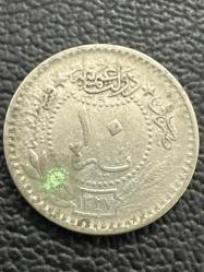 5. MEHMED REŞAD · 10 PARA · (1327/6) · KOSTANTİNİYE · NİKEL