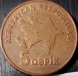 AZERBAYCAN 5 Qəpik, 2006 ÇÇT