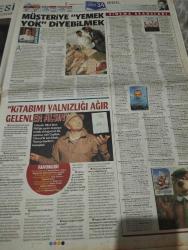 MİLLİYET CADDE GAZETESİ DOĞUM GÜNÜ GAZETESİ  -22 Ocak 2011- magazin servisi-özge borak-koşa koşa giderim- tutkusunun sınırı yoksa çizgi tarım ilaçları-her kapakta o var -Irina shayk-sevtap Parman- makyajsız çıkma mavi-coşkun güven-nuri al çok-turgay tanülkü-yıldırım Memişoğlu-jullian Assange-leonarda di caprio-saddam hüseyin-senem aydın-clooney sıtma oldu-VICHY- herkese göre bir ev-ali Tufan Koç- çağlar türe-ümit besen-coşkun güven-doğa Rutkay hamal-gülcan tarımoğlu- otomobil cenneti- müşteriye yemek yok diyebilmek- Cem özer-pir Sultan abdal oldu-senem Aydın- kitabımı yalnızlığı ağır gelenler alsın- stajyerlikten başrole-leyla nerede-aslı tehlikede- ahtapot Paul türbesi-koton