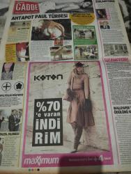 MİLLİYET CADDE GAZETESİ DOĞUM GÜNÜ GAZETESİ  -22 Ocak 2011- magazin servisi-özge borak-koşa koşa giderim- tutkusunun sınırı yoksa çizgi tarım ilaçları-her kapakta o var -Irina shayk-sevtap Parman- makyajsız çıkma mavi-coşkun güven-nuri al çok-turgay tanülkü-yıldırım Memişoğlu-jullian Assange-leonarda di caprio-saddam hüseyin-senem aydın-clooney sıtma oldu-VICHY- herkese göre bir ev-ali Tufan Koç- çağlar türe-ümit besen-coşkun güven-doğa Rutkay hamal-gülcan tarımoğlu- otomobil cenneti- müşteriye yemek yok diyebilmek- Cem özer-pir Sultan abdal oldu-senem Aydın- kitabımı yalnızlığı ağır gelenler alsın- stajyerlikten başrole-leyla nerede-aslı tehlikede- ahtapot Paul türbesi-koton