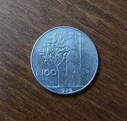 1979 İtalya 100 Lire Madeni Para