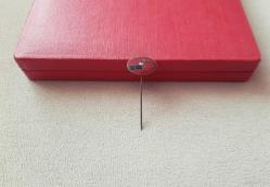 ESKİ - TÜRK BÜRO -İŞ SENDİKASI ROZETİ -  MADALYA ( SICAK MİNELİ MODEL ) C1351