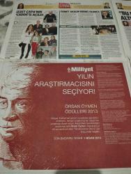 MİLLİYET CADDE GAZETESİ DOĞUM GÜNÜ GAZETESİ  -16 Ocak 2014- Kıvanç tatlıtuğ-seda'nın matruşkaları-eski gürledi- Serkan öztürk-çok ayıp haberdi-daha boşanmadım silin lütfen- İbrahim tatlıses-melisa sözen-alican Yücesoy- gökşen ateş-sırrı Süreyya Önder- begüm şen-çılgın dersane-tolga Çevik- hakan akkayak-sena yakayı-abdullah kiğılı-izzet çapa-seren Serengil- ayşe özyılmazel-halil eyüpoğlu-sina koloğlu-serkan öztürk-fatih terim-jolly joker-bu filmin alternatifi yok-melis Güvenç- ana kraliçe şaşırttı-ibrahim de kim oluyor- kavgacı değilim-milliyet yılın araştırmacısını seçiyor-örsan Öymen ödülleri- gökhan Avcıoğlu- Raşit karakuş-süleyman kösekse-Oğuz Kayhan- Evde kurt halayı- şen kutlamak-nişantaşı'nda kaçamak sporu-cadde trump'ta gün yüzüne çıktık- Çengel bulmaca-imkansız aşk-doğru mu Eniştem- esra Erol'u kandırdılar-dizide derin internet- sırlar oteli-işaretler-mehmet Ali Birand- steve Jobs- victoria Beckham- robert downary Junior- biz hakkını verdik
