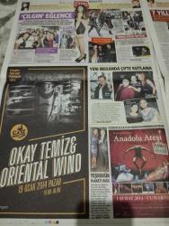 MİLLİYET CADDE GAZETESİ DOĞUM GÜNÜ GAZETESİ  -17 Ocak 2014- Seçkin Şen vardar-serserilik yapıyorum- serdar Bilgili- meltem cumbul-filiz ahmet-özge ulusoy-esra dermancı-Beren saat-sinem Kobal- Vedat milor-sina Koloğlu- kandırıldım dedi dava açtı-bülent seyhan-niran Ünsal- ibrahim Tatlıses- sinan akçıl-mesut Yılmaz- alican Yücesoy- farahla sinerjimiz tuttuk-para-7 yıllık daha var-film için geri sayım başladı- okay temiz ve oryantal Wind-anadolu ateşi-yeni mekanda çifte kutlamak ise çizgi Erdem kınay-özgür aras-sibel tüzün-bengü-soner sarıkabadayı-magazin servisi-fettah can-doğukan mançosa çizgi Gökhan tepe-merve özbey-hakan akkaya-sibel Tüzün- Sinan Ebru ekonomisi oluştu-imparatorlara layık çay- jolly joker-çengel bulmaca-kare bulmaca-sudoku-ekip Mutlu Son İstiyor-olivium astroloji