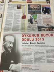 MİLLİYET CADDE GAZETESİ DOĞUM GÜNÜ GAZETESİ  - 13 MART 2013 -Muhteşem Yüzyıl - Kuzey Güney - Star Wars VI: Jedi’nin Dönüşü - Aşk Kırmızı - Eyvah Düşüyorum - Çanakkale: Yolun Sonu - Galip Derviş - Safak Vakti - The Immortal World Tour - Michael Jackson Immorta— İbrahim Giydirir - Doğukan Manço - Ümit Karan - Mesut Yılmaz - Zuhal Olcay - Selçuk Yöntem - Levent Özdirik - Behçet Uz - Berrak Tüzünataç - Gürkan Uygun - Serdar Akar - Kemal Uzun - Lady Gaga - Sercan Kismet - Kenan Doğulu - Beren Saat - Caner Karamukluoğlu - Kibariye - Timuçin Esen - Sezen Aksu - Fahir Atakoğlu - Ara Dinkjian - Cansu Uras - Behzat Gerçeker - Semih Gümüş - Doğan Hızlan - Kerem Işık - Prof. Handan İnci - Semih Kavukçu - Yavuz Aydar - Şebnem Savaşçı - Neşe Mesutoğlu - Cem Adrian - Yaşar - Zuhal Olcay - Hayko Cepkin - Mehmet Erdem - Gökhan Tepe - Gülşen Ergüzel - Fazıl Say - Çağ Erçağ - Aylin Aslım - Ayşel Gürel - Fevfik Alparslan - Yaşar Çallı - Kürşat Başar - İlhan Şeşen - Metin Uca - Merve Arkunlar - Michael Ja