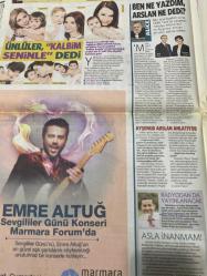 MİLLİYET CADDE GAZETESİ DOĞUM GÜNÜ GAZETESİ  - 6 ŞUBAT 2013 -Fringe-Medya Mahallesi-Pazarları Hiç Sevmem-Kelebeğin Rüyası-Muhteşem Yüzyıl-Yer Gök Aşk-Sakarya Fırat-Çocuklar Duymaz-Karayip Korsanları-Pizza Place-Two And A Half Men-Cheers-Mad About Yo— Çağla Şıkel-Ece Erken-Feryal Gülman-Asuman Krause-Hülya Avşar-Zehra Çilingiroğlu-Yaşar Özilhan-Mustafa Sarıgül-Emre Altuğ-Erkan Ayan-Ayşenur Arslan-Ali Eyüboğlu-Cansu Uras-Melisa Sözen-Nesrin Cavadzade-Sarp-Cem Adrian-Gökhan Tepe-Fettah Can-Emre Aydın-Levent Yüksel-Lerzan Mutlu-Mutlu Genç-Nevzat Akdere-Anna Torv-Joshua Jackson-John Noble-Jasika Nicole-Vedat Milor-Menderes Özel-Çılgın Türk-İbrahim-Kenan İmirzalioğlu-Tamer Karadağlı-Kıvanç Tatlıtuğ-Saadettin Saran-Rıdvan Dilmen-Ercan Petekkaya-Hatice Şendil-Sinem Kobal-Engin Altan Düzyatan-Onur Tuna-Burak Sağyaşar-Sinem Öztürk-Fırat Mıçoğlu-Sakarya Fırat-Sina Koloğlu-Ceyda Düvenci-Demet Akbağ-Sarp Levendoğlu  Adrenalin Banyosu-Zor Öpücük-Gözler Yalan Söylemez-Kaderi Senaristin Elinde