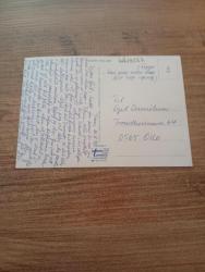 Balık tutmuş kayıkçı Kartpostal 15x10 ebatında