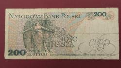 1986 YILI POLONYA  200 ZLOTY KONDÜSYONU RESİMDE GÖRÜLDÜĞÜ GİBİDİR.