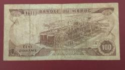 1985 YILI FAS 100 DİRHEM ÇOK NADİR  KONDÜSYONU RESİMDE GÖRÜLDÜĞÜ GİBİDİR.