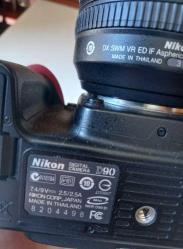 NİKON D90 AZ KULLANILMIŞ DIGITAL FOTOĞRAF MAKİNESİ..